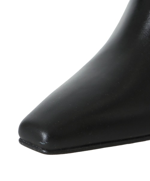 DRESSLAVE（ドレスレイブ）の「Flattered / GILL(ギルレザーブラック サイドジップレザーショートブーツ)（ブーツ・レディース・ブラック・38/37）」の10枚目の写真