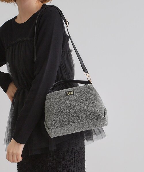 Lee（リー）の「【Lee別注】ダブルハンドル2WAYショルダー（ショルダーバッグ・レディース・レオパード/シルバー系その他5/ダークグレー/ブラック・00）」の3枚目の写真
