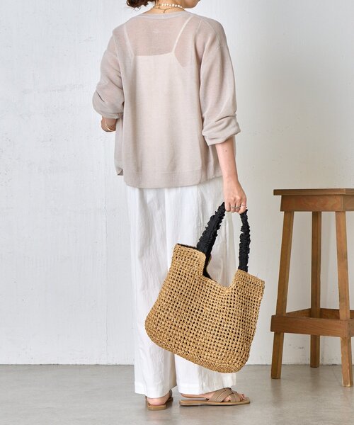 Jena espace merveilleux（ジェナ　エスパスメルヴェイユ）の「【昨年即完売アイテムが今年も登場】コットンストレッチサロペ（ワンピース・レディース・ブラック/オフホワイト・FREE）」の6枚目の写真