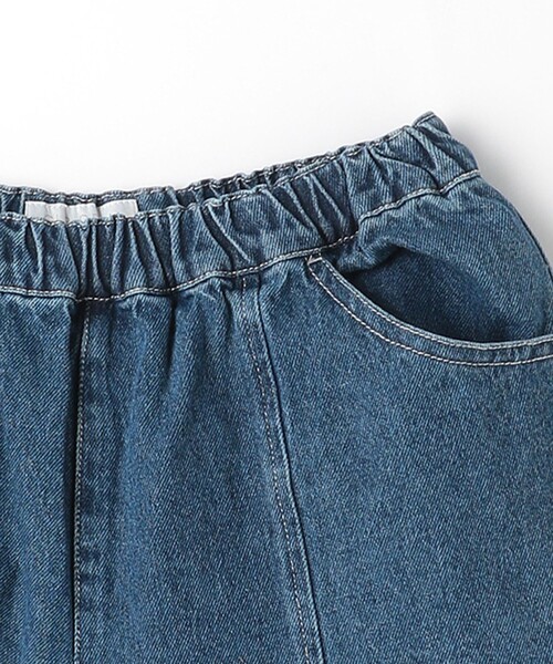 green label relaxing(グリーンレーベルリラクシング)の「デニム ショートパンツ / キッズ 140cm-160cm(デニムパンツ・キッズ・ブラック/コバルトブルー・140cm/150cm/160cm)」の7枚目の写真