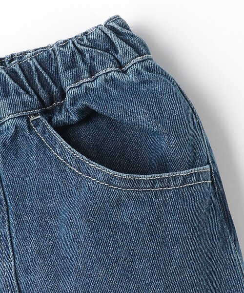 green label relaxing(グリーンレーベルリラクシング)の「デニム ショートパンツ / キッズ 140cm-160cm(デニムパンツ・キッズ・ブラック/コバルトブルー・140cm/150cm/160cm)」の8枚目の写真
