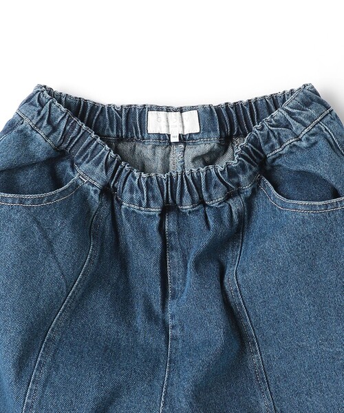 green label relaxing(グリーンレーベルリラクシング)の「デニム ショートパンツ / キッズ 140cm-160cm(デニムパンツ・キッズ・ブラック/コバルトブルー・140cm/150cm/160cm)」の10枚目の写真