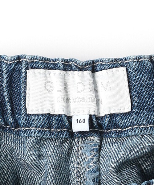 green label relaxing(グリーンレーベルリラクシング)の「デニム ショートパンツ / キッズ 140cm-160cm(デニムパンツ・キッズ・ブラック/コバルトブルー・140cm/150cm/160cm)」の21枚目の写真