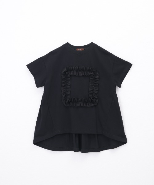SHIROMA フリル デザイン ファー カットソー Tシャツ trim_fce_item6666d84f6024e.jpg