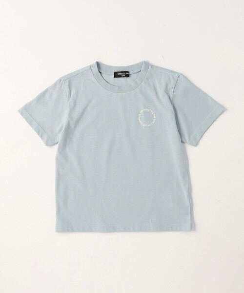 COMME CA ISM(コムサイズム)の「サークルプリント 半袖Tシャツ(Tシャツ/カットソー・キッズ・サックスブルー/ホワイト/ブラック/グレイッシュベージュ・120cm/110cm/130cm/100cm/150cm/140cm)」の10枚目の写真