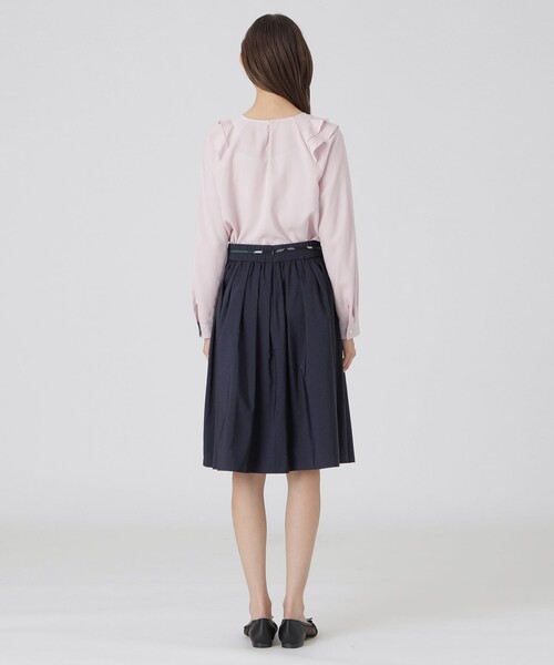 BLUE LABEL CRESTBRIDGE（ブルーレーベルクレストブリッジ）の「デュアルライトウェザースカート（スカート・レディース・ホワイト/ダークネイビー/グリーン/ベージュ・36/38）」の22枚目の写真