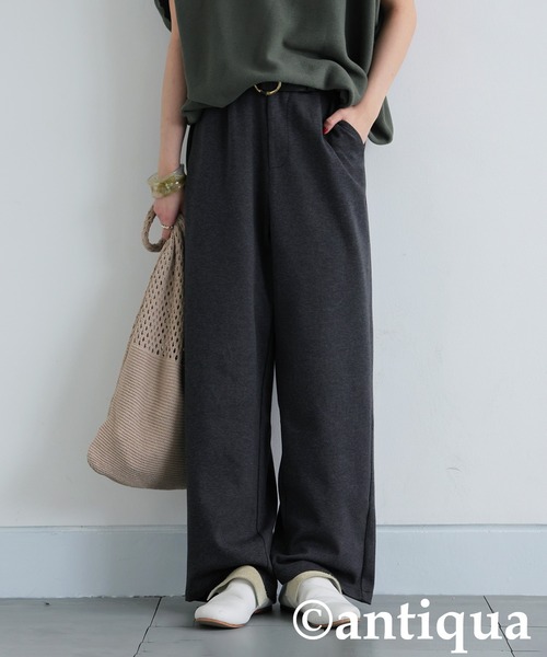 antiqua(アンティカ)の「ポンチタックパンツ(その他パンツ・レディース・グレー系その他/ブラウン系その他/ブラック/杢グレー/オートミール・MEDIUM/LARGE)」の21枚目の写真