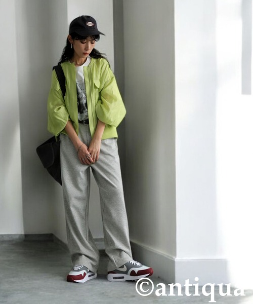 antiqua(アンティカ)の「ポンチタックパンツ(その他パンツ・レディース・グレー系その他/ブラウン系その他/ブラック/杢グレー/オートミール・MEDIUM/LARGE)」の14枚目の写真