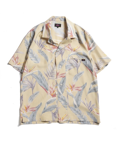 ROTAR(ローター)の「Leaf Rayon Aloha Shirt(シャツ/ブラウス・メンズ・レッド/イエロー/ネイビー・MEDIUM/LARGE/X-LARGE)」の2枚目の写真