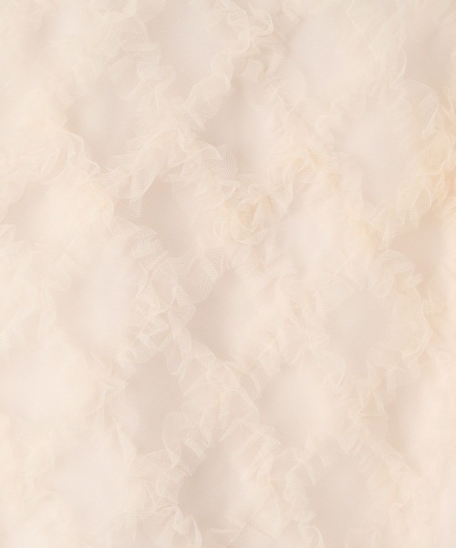 F i.n.t（フィント）の「チュールフリルチェックブラウス/ fint　フィント（シャツ/ブラウス・レディース・ピンクベージュ/ホワイト・FREE）」の11枚目の写真