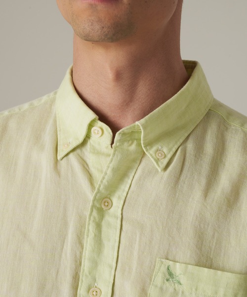 Eddie Bauer（エディーバウアー）の「コットンリネン 長袖シャツ（シャツ/ブラウス・メンズ・ホワイト/ブルー/グリーン/ピンク・L/M/S/XXL/XL）」の10枚目の写真