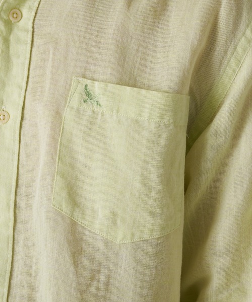 Eddie Bauer（エディーバウアー）の「コットンリネン 長袖シャツ（シャツ/ブラウス・メンズ・ホワイト/ブルー/グリーン/ピンク・L/M/S/XXL/XL）」の11枚目の写真