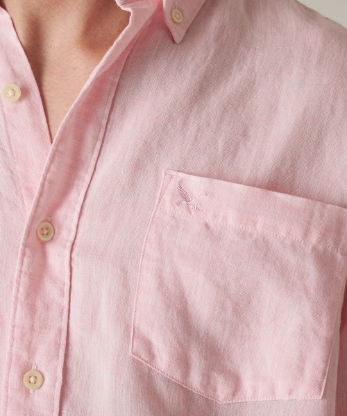 Eddie Bauer（エディーバウアー）の「コットンリネン 長袖シャツ（シャツ/ブラウス・メンズ・ホワイト/ブルー/グリーン/ピンク・L/M/S/XXL/XL）」の18枚目の写真
