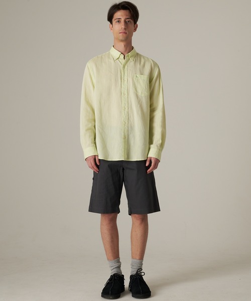 Eddie Bauer（エディーバウアー）の「コットンリネン 長袖シャツ（シャツ/ブラウス・メンズ・ホワイト/ブルー/グリーン/ピンク・L/M/S/XXL/XL）」の7枚目の写真