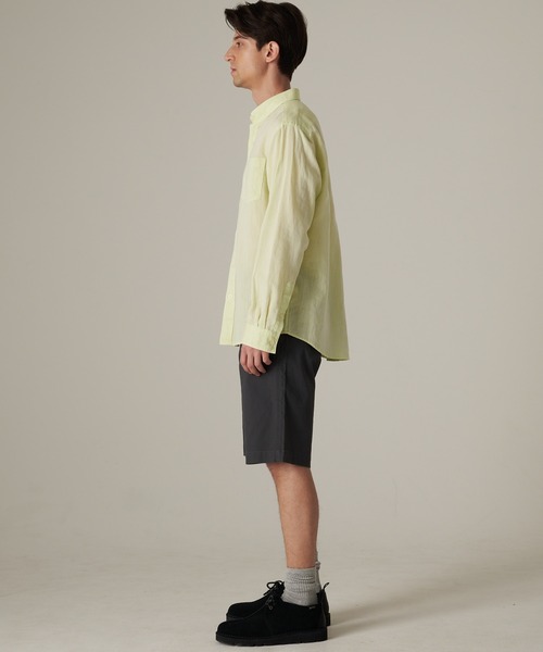 Eddie Bauer（エディーバウアー）の「コットンリネン 長袖シャツ（シャツ/ブラウス・メンズ・ホワイト/ブルー/グリーン/ピンク・L/M/S/XXL/XL）」の8枚目の写真