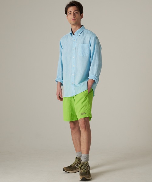 Eddie Bauer（エディーバウアー）の「コットンリネン 長袖シャツ（シャツ/ブラウス・メンズ・ホワイト/ブルー/グリーン/ピンク・L/M/S/XXL/XL）」の5枚目の写真