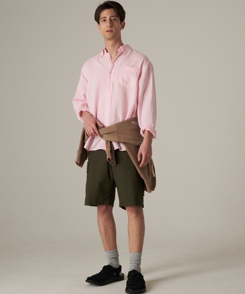 Eddie Bauer（エディーバウアー）の「コットンリネン 長袖シャツ（シャツ/ブラウス・メンズ・ホワイト/ブルー/グリーン/ピンク・L/M/S/XXL/XL）」の6枚目の写真