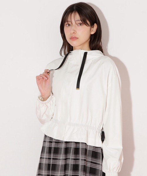 JILL STUART ジルスチュアート リボン ナイロンぺプラムブルゾン JILL by JILL STUART（ジルバイジルスチュアート） ブルゾン アウター