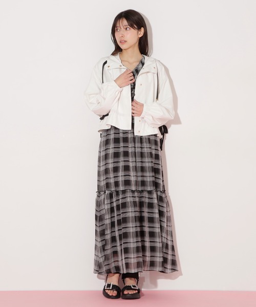 JILL by JILL STUART（ジルバイジルスチュアート）の「◇配色リボンペプラムジャケット（その他アウター・レディース・ホワイト系その他/ベージュ・FREE）」の15枚目の写真