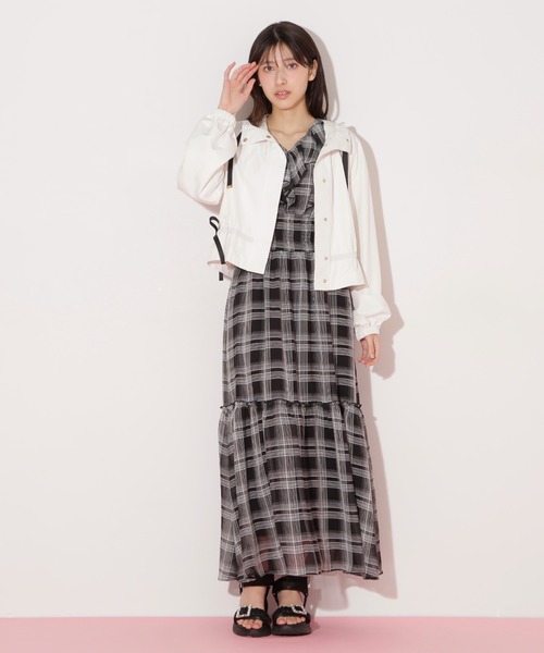 JILL by JILL STUART（ジルバイジルスチュアート）の「◇配色リボンペプラムジャケット（その他アウター・レディース・ホワイト系その他/ベージュ・FREE）」の17枚目の写真