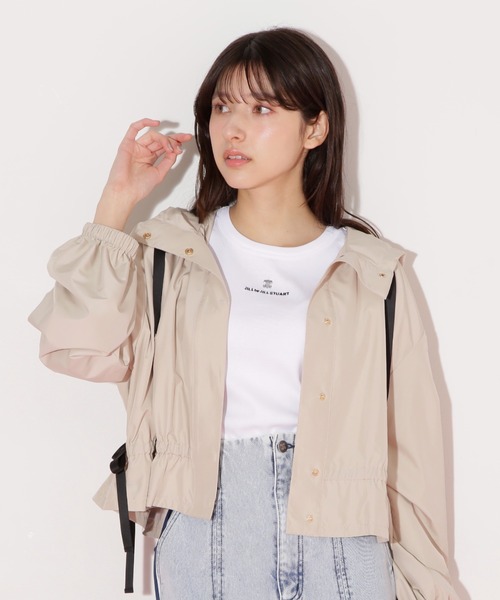 JILL STUART ジルスチュアート リボン ナイロンぺプラムブルゾン JILL by JILL STUART（ジルバイジルスチュアート） ブルゾン アウター