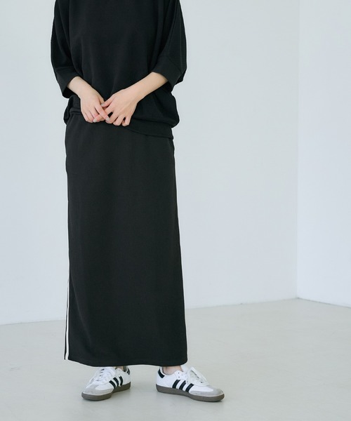coca（coca）（コカ）の「エンボスラインスカート（スカート・レディース・グレー/ブラック・M/L/S）」の13枚目の写真