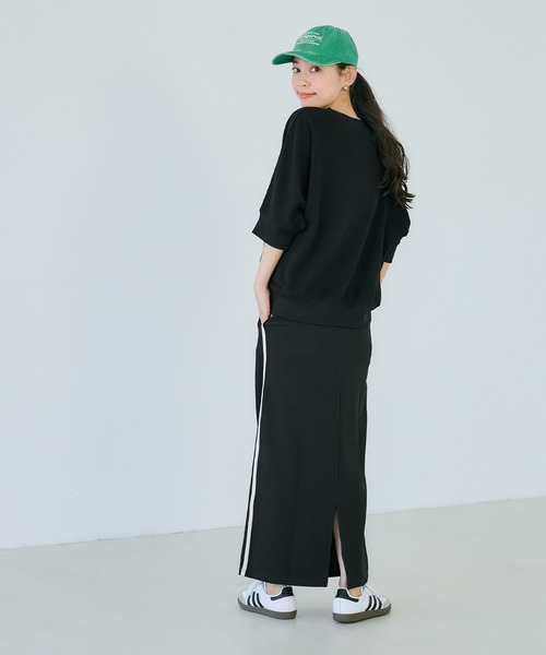 coca（coca）（コカ）の「エンボスラインスカート（スカート・レディース・グレー/ブラック・M/L/S）」の14枚目の写真