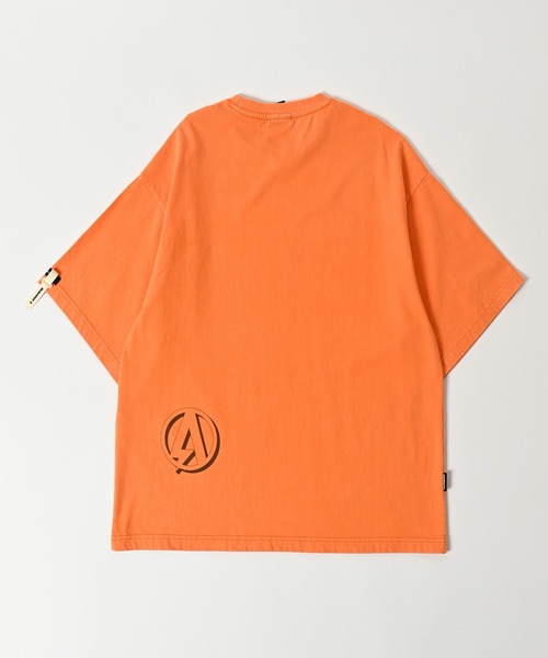 ADAM PATEK(アダムパテック)の「【ADAMPATEK/アダムパテック】shadow logo short sleeve T/シャドウロゴプリントTシャツ(Tシャツ/カットソー・メンズ・ブラック/オレンジ/ホワイト・2/1)」の3枚目の写真