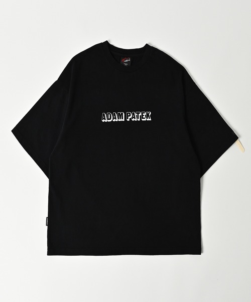 ADAM PATEK(アダムパテック)の「【ADAMPATEK/アダムパテック】shadow logo short sleeve T/シャドウロゴプリントTシャツ(Tシャツ/カットソー・メンズ・ブラック/オレンジ/ホワイト・2/1)」の7枚目の写真