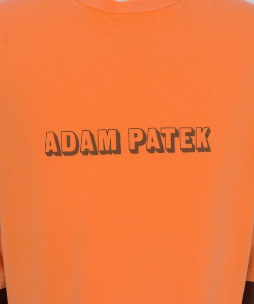 ADAM PATEK(アダムパテック)の「【ADAMPATEK/アダムパテック】shadow logo short sleeve T/シャドウロゴプリントTシャツ(Tシャツ/カットソー・メンズ・ブラック/オレンジ/ホワイト・2/1)」の17枚目の写真