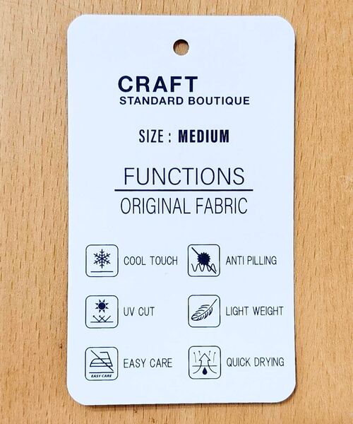 CRAFT STANDARD BOUTIQUE（クラフトスタンダードブティック）の「速乾/UVカット/イージーケア トラックジャケット（ジャージ・レディース・ラベンダー/ブルーグレー/アイボリー/ブルー/チャコールグレー/ブラック・S/M/L）」の19枚目の写真