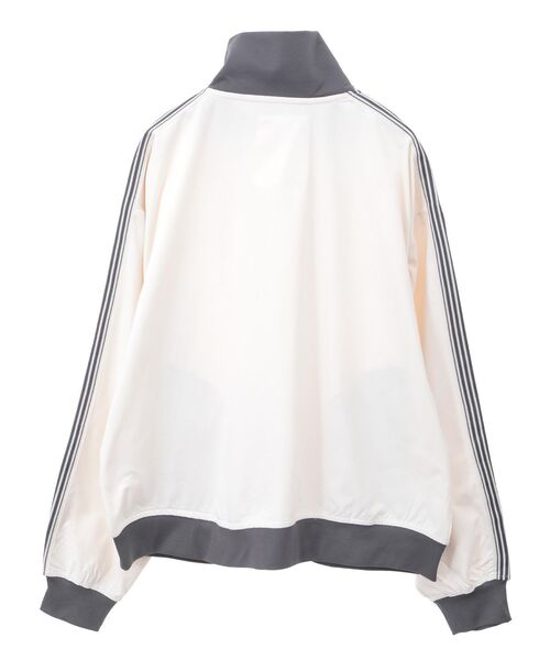 CRAFT STANDARD BOUTIQUE（クラフトスタンダードブティック）の「速乾/UVカット/イージーケア トラックジャケット（ジャージ・レディース・ラベンダー/ブルーグレー/アイボリー/ブルー/チャコールグレー/ブラック・S/M/L）」の17枚目の写真