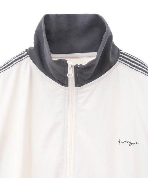 CRAFT STANDARD BOUTIQUE（クラフトスタンダードブティック）の「速乾/UVカット/イージーケア トラックジャケット（ジャージ・レディース・ラベンダー/ブルーグレー/アイボリー/ブルー/チャコールグレー/ブラック・S/M/L）」の16枚目の写真