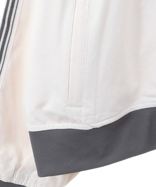 CRAFT STANDARD BOUTIQUE（クラフトスタンダードブティック）の「速乾/UVカット/イージーケア トラックジャケット（ジャージ・レディース・ラベンダー/ブルーグレー/アイボリー/ブルー/チャコールグレー/ブラック・S/M/L）」の14枚目の写真