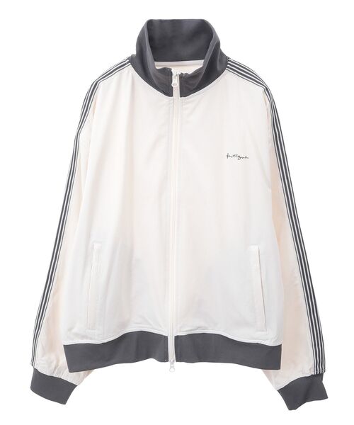 CRAFT STANDARD BOUTIQUE（クラフトスタンダードブティック）の「速乾/UVカット/イージーケア トラックジャケット（ジャージ・レディース・ラベンダー/ブルーグレー/アイボリー/ブルー/チャコールグレー/ブラック・S/M/L）」の11枚目の写真