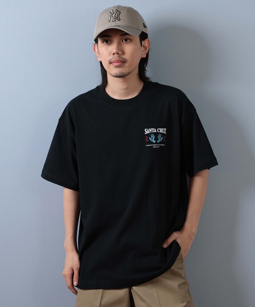 SANTA CRUZ(サンタクルーズ)の「【ムラサキスポーツ限定】SANTACRUZ/サンタクルーズ 半袖Tシャツ バックプリント 502253409(Tシャツ/カットソー・メンズ・ブラック/ホワイト・M/L/XL)」の11枚目の写真