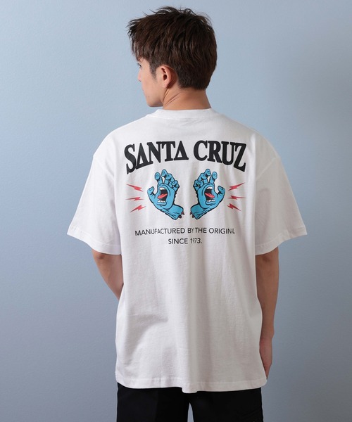 SANTA CRUZ(サンタクルーズ)の「【ムラサキスポーツ限定】SANTACRUZ/サンタクルーズ 半袖Tシャツ バックプリント 502253409(Tシャツ/カットソー・メンズ・ブラック/ホワイト・M/L/XL)」の5枚目の写真
