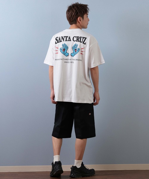 SANTA CRUZ(サンタクルーズ)の「【ムラサキスポーツ限定】SANTACRUZ/サンタクルーズ 半袖Tシャツ バックプリント 502253409(Tシャツ/カットソー・メンズ・ブラック/ホワイト・M/L/XL)」の9枚目の写真