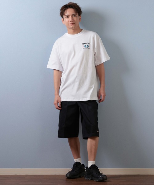 SANTA CRUZ(サンタクルーズ)の「【ムラサキスポーツ限定】SANTACRUZ/サンタクルーズ 半袖Tシャツ バックプリント 502253409(Tシャツ/カットソー・メンズ・ブラック/ホワイト・M/L/XL)」の6枚目の写真