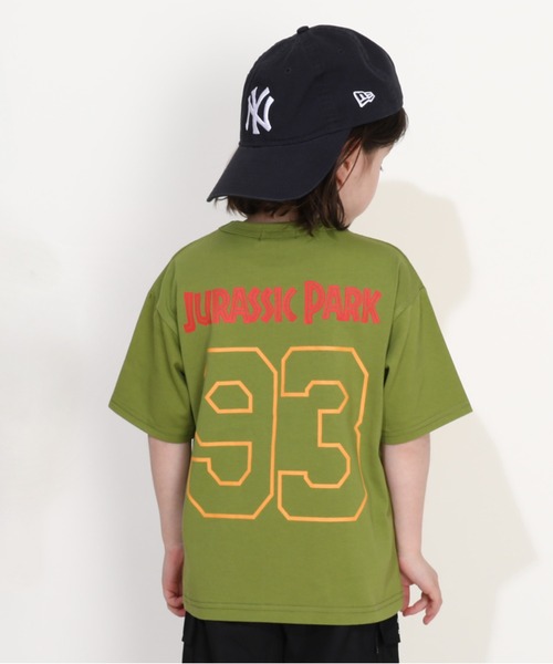 BABYDOLL(ベビードール)の「ジュラシックパーク 蓄光ユニフォームTシャツ 0376K(Tシャツ/カットソー・キッズ・モスグリーン・90cm/100cm/110cm/120cm/130cm)」の4枚目の写真