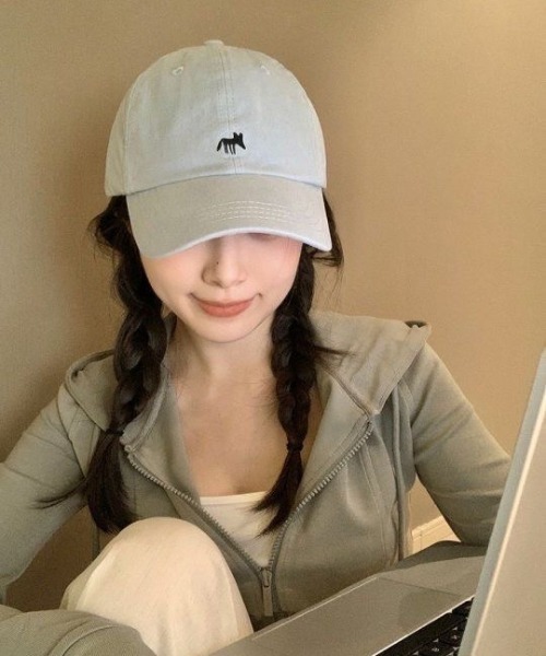 FreeZone（フリーゾーン）の「刺繍キャップ（キャップ・メンズ・ホワイト/レッド/ライトブルー/パープル/ベージュ・F）」の13枚目の写真