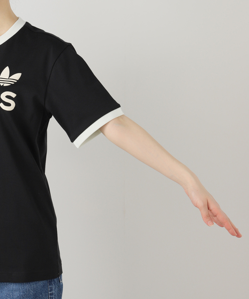 JOINT WORKS(ジョイントワークス)の「adidas/アディダスSIMPLE TEE(Tシャツ/カットソー・レディース・ホワイト/ブラック・SMALL)」の11枚目の写真
