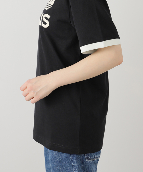JOINT WORKS(ジョイントワークス)の「adidas/アディダスSIMPLE TEE(Tシャツ/カットソー・レディース・ホワイト/ブラック・SMALL)」の12枚目の写真