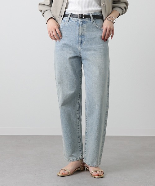 COLONY 2139(コロニートゥーワンスリーナイン)の「ストレートデニムパンツ(デニムパンツ・レディース・サックスブルー/ダークブルー/ブラック/ネイビー/ライトグレー/ブルー・SMALL/MEDIUM/LARGE)」の18枚目の写真