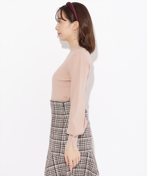 WILLSELECTION｜ビッグカラーロゴ刺繍ニット | Rakuten Fashion