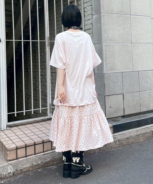 Candy Stripper（キャンディストリッパー）の「MY FRIEND FOREVER BIG Tシャツ（Tシャツ/カットソー・レディース・ブラック/ライトブルー/オフホワイト/ピンク・FREE）」の13枚目の写真