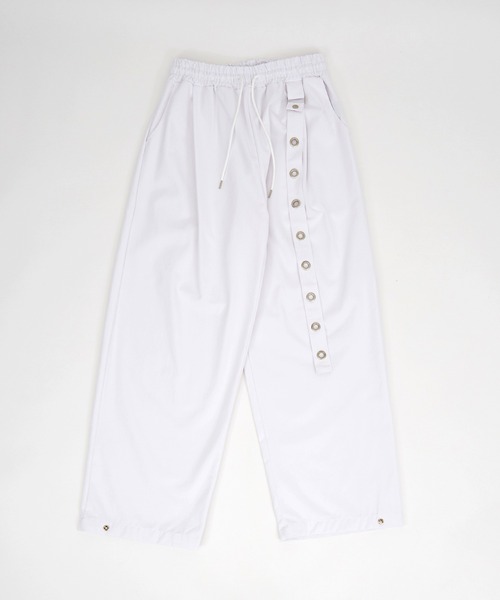 a.p.o.v.(エーピーオービー)の「a.p.o.v. フェイクアイレットロングベルトバルーンワイドチノパンツ(その他パンツ・メンズ・ブラック/ホワイト・ONESIZE)」の8枚目の写真