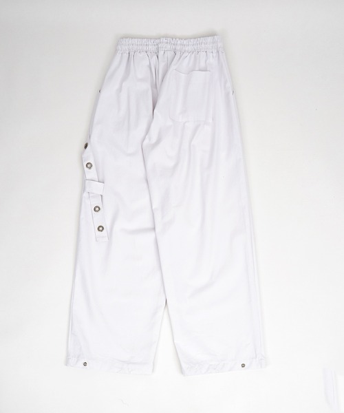 a.p.o.v.(エーピーオービー)の「a.p.o.v. フェイクアイレットロングベルトバルーンワイドチノパンツ(その他パンツ・メンズ・ブラック/ホワイト・ONESIZE)」の9枚目の写真