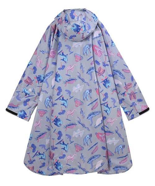KiU（キウ）の「KiU/キウ 　NEW STANDARD RAIN PONCHO 2ND ROLLING CRADLE（レインコート/ポンチョ・レディース・グレー/ブラック・FREE）」の7枚目の写真