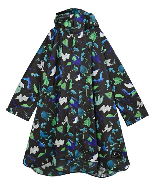 KiU（キウ）の「KiU/キウ 　NEW STANDARD RAIN PONCHO 2ND ROLLING CRADLE（レインコート/ポンチョ・レディース・グレー/ブラック・FREE）」の12枚目の写真